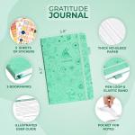 Clever Fox Gratitude Journal – Happiness, Positivity & Affirmation Daily Journal – Inspirational Daily Notebook – 3 Months, A5 (Mint)