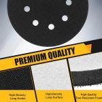 4 Pack Orbital Sander Foam P, Professional Foam Sanding Ps for Orbital Sander, 5 Inch 8 Holes Hook and Loop Sponge Sanding Interface p