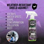 Chemical Guys HydroSpeed Ceramic Quick Detailer Spray - SiO2 Shine Car Detailer Spray for Cars, Trucks, SUVs, Motorcycles and RVs, Boosts Gloss, Hydrophobic Protection and Slickness, 16 oz