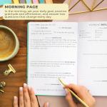 Clever Fox Gratitude Journal – Happiness, Positivity & Affirmation Daily Journal – Inspirational Daily Notebook – 3 Months, A5 (Mint)