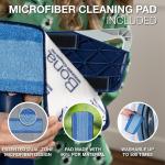 Bona Multi-Surface Floor Premium Spray Mop - Includes Multi-Surface Floor Cleaner Concentrate and Machine Washable Microfiber Cleaning P - For Stone, Tile, Laminate and Vinyl LVT/LVP Floors
