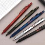 rOtring 600 Ballpoint Pen Medium Point Black Ink Black Barrel Refillable