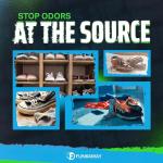 FunkAway Odor Eliminating Spray for Shoes, Skates, Work Boots & More, 8 oz., Extreme Odor Eliminator, Perfect for Stinky Stuff You Can't Put in the Wash